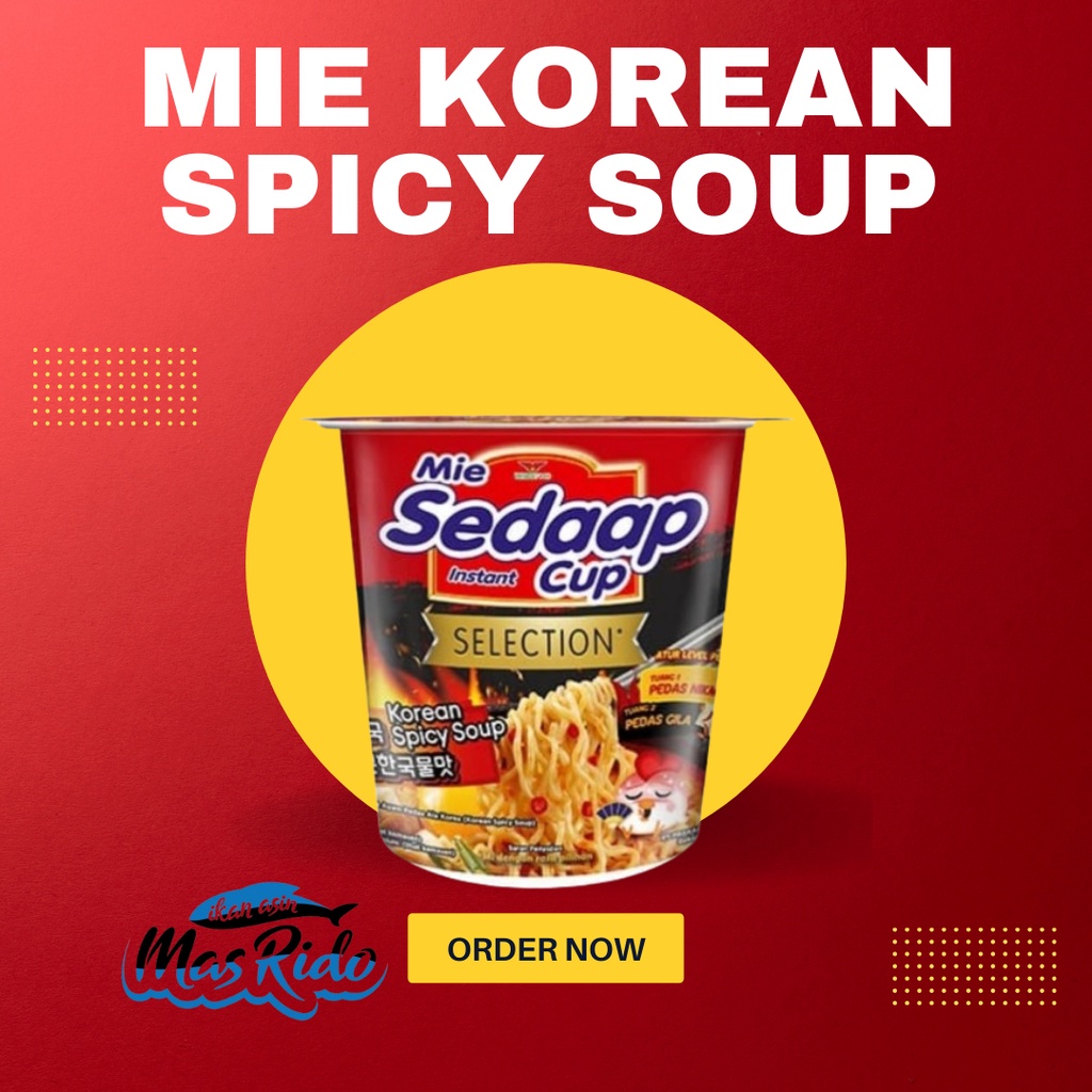 

Mie Sedaap Cup Korean Spicy Chicken Soup Sellection