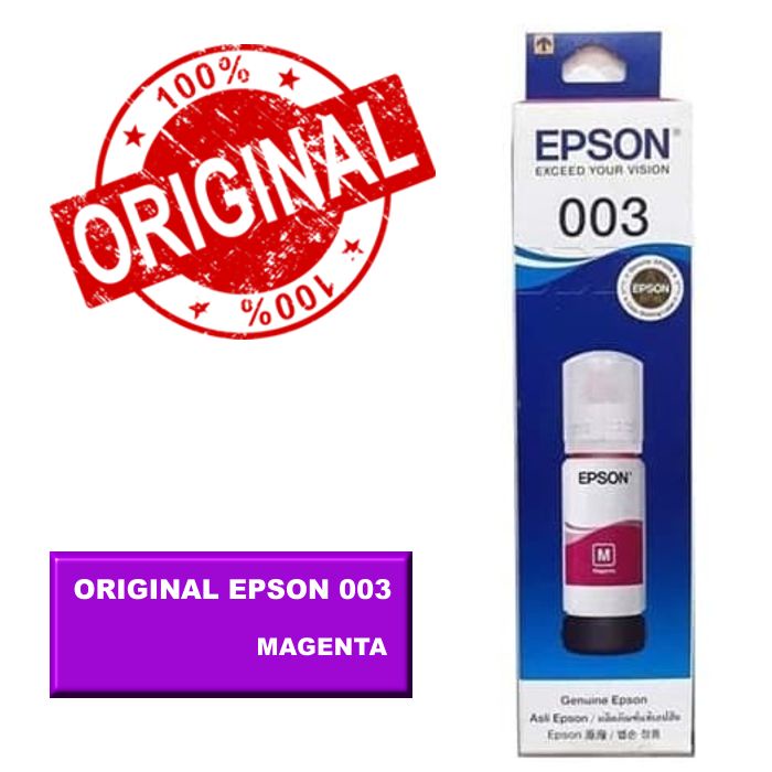 Tinta original epson 003 printer L3110 L3150 L5190 Box resmi ori epson indonesia