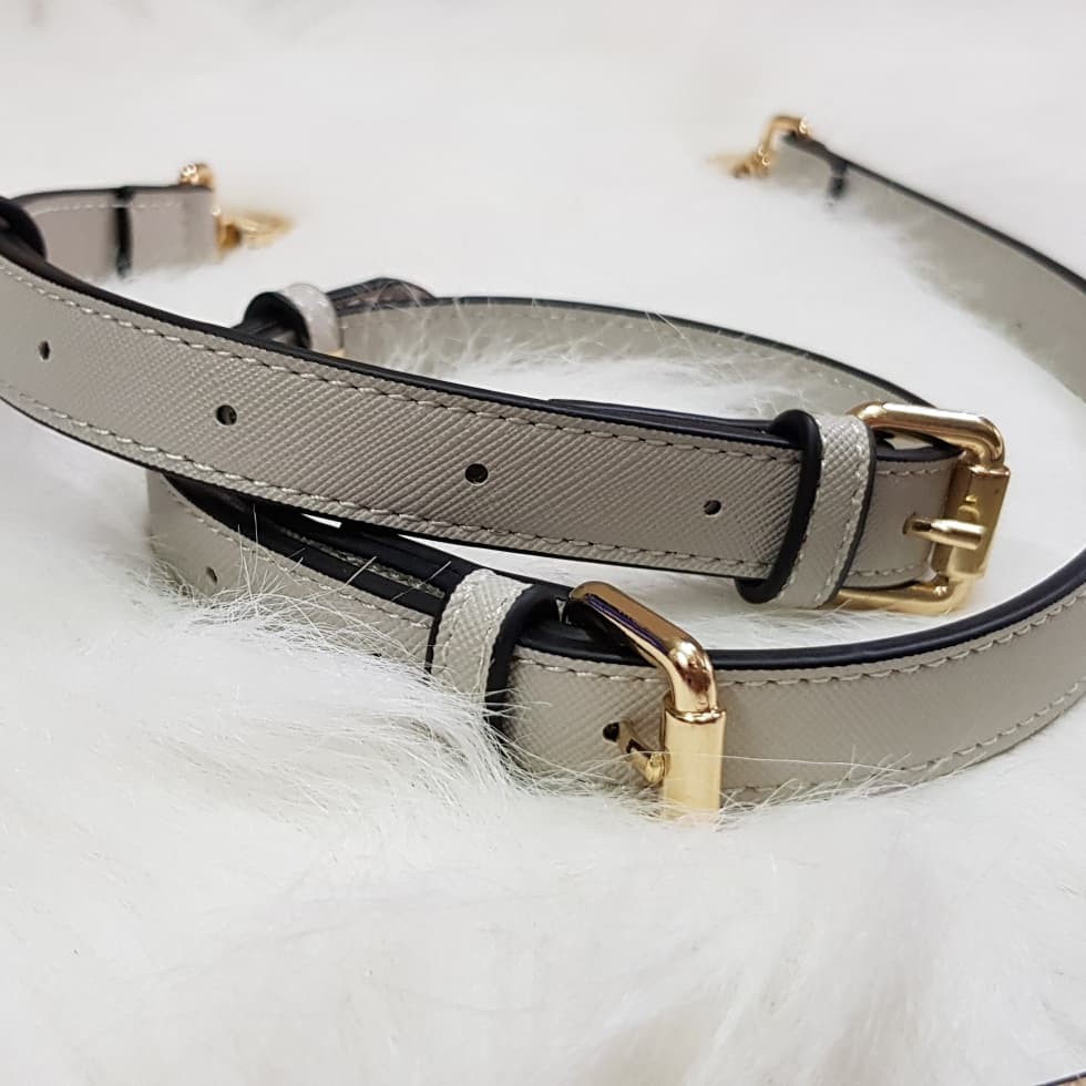 Audrey two ways slim saffiano bag strap