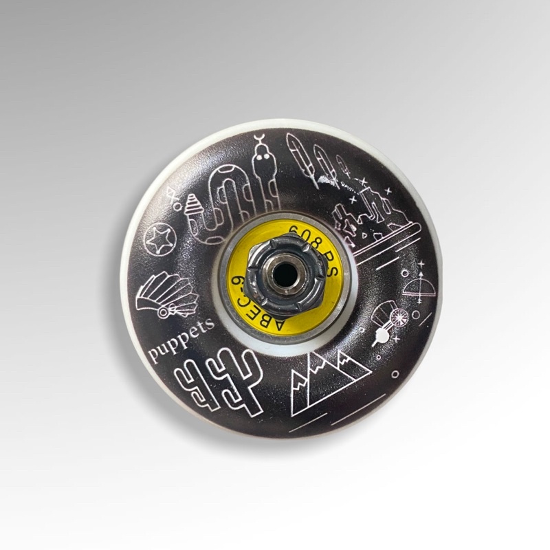 Puppets wheels skateboard radial Shape Navajo Black 53 | deck griptape truck bearing original puppetskate