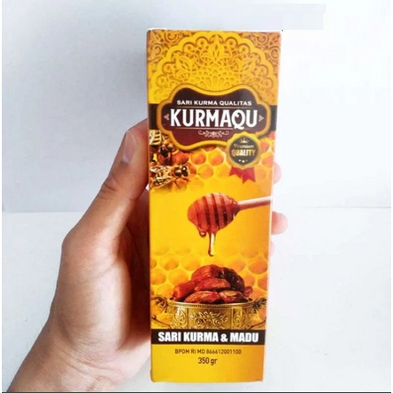 Madu Obat Penghilang Bau Mulut dan Nafas Permanen Aman Untuk Anak Dan Dewasa KurmaQu Sari Kurma Plus Madu 100% Original Bpom dan Halal MUI