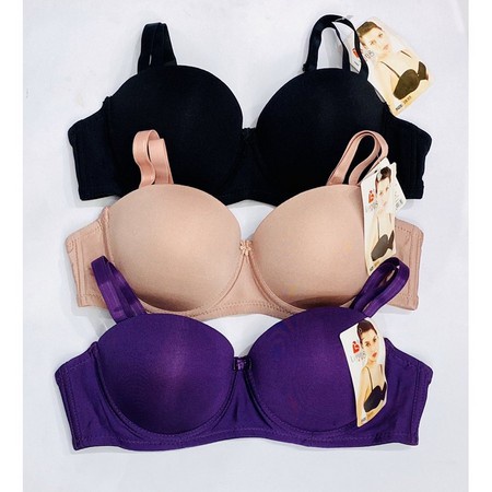 BH Bra Kawat | Push Up Bra Half Cup | Size 34-36-38-40 | Kait 2 | LIYING