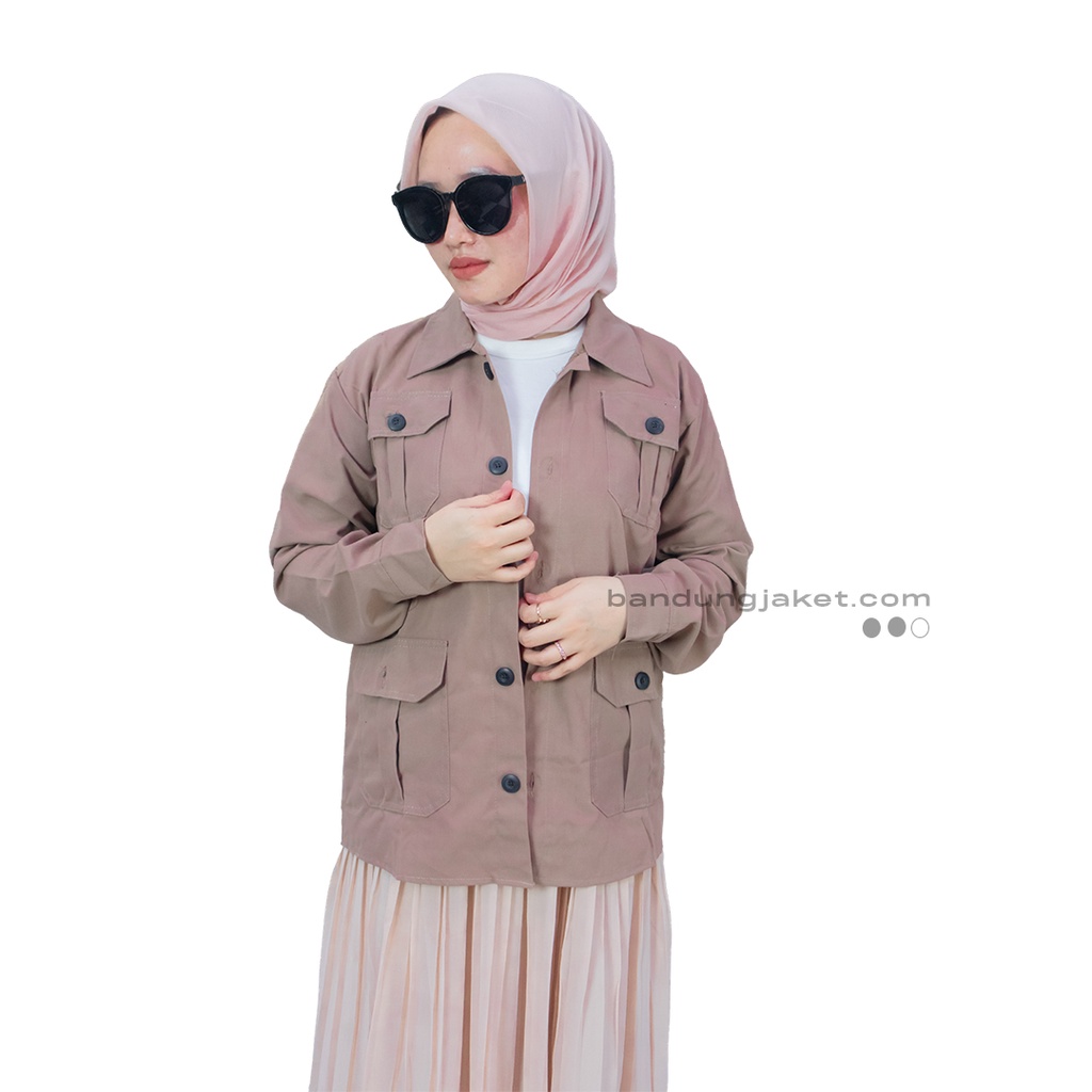 ADAM JAKET MOCCA || JAKET SEMI PARKA || JAKET PRIA DAN WANITA MASA KINI