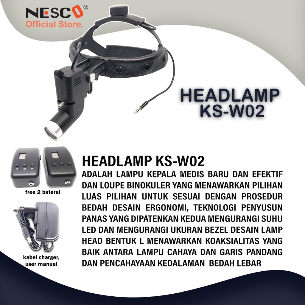 Head Lamp KS-W02 - LED Surgical Headlight