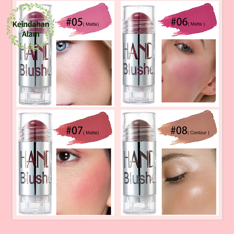 ALLPHV Blush Stick Moisturizing Long Lasting Face Brightener Concealer Blush Highlighter Face Primer Blush Stick Roug