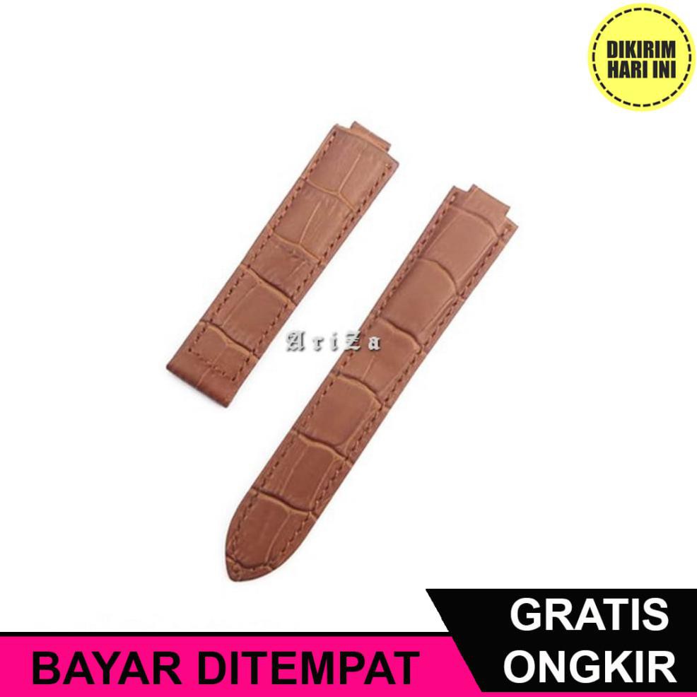 (BAYAR DITEMPAT) OE5510 STRAP WATCH TALI JAM TANGAN BALLON BLUE DE CARTIER 20MM