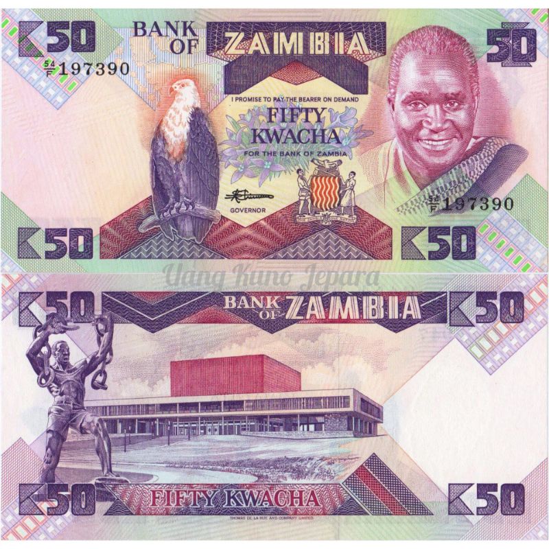 Uang Luar Atau Uang Asing Zambia Tahun 1986