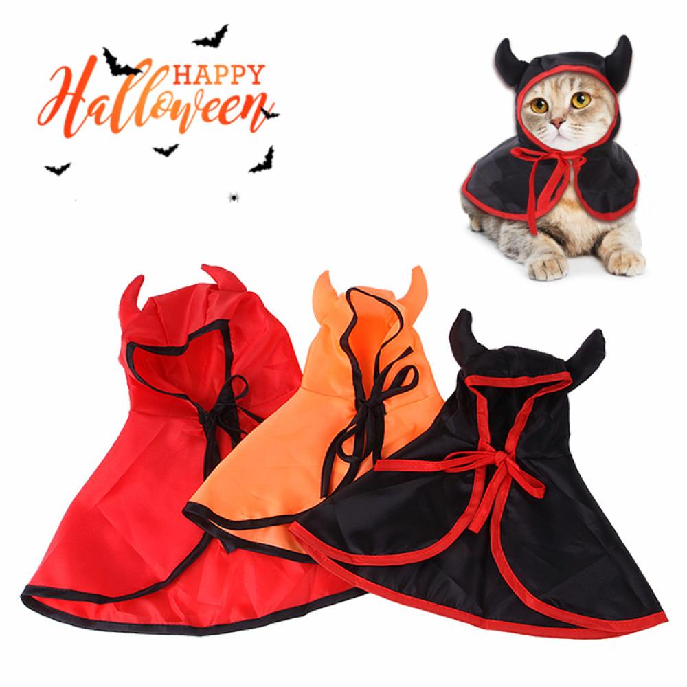 Timekey Kostum Jubah Halloweencosplay Untuk Anjingkucing Peliharaan D2I2