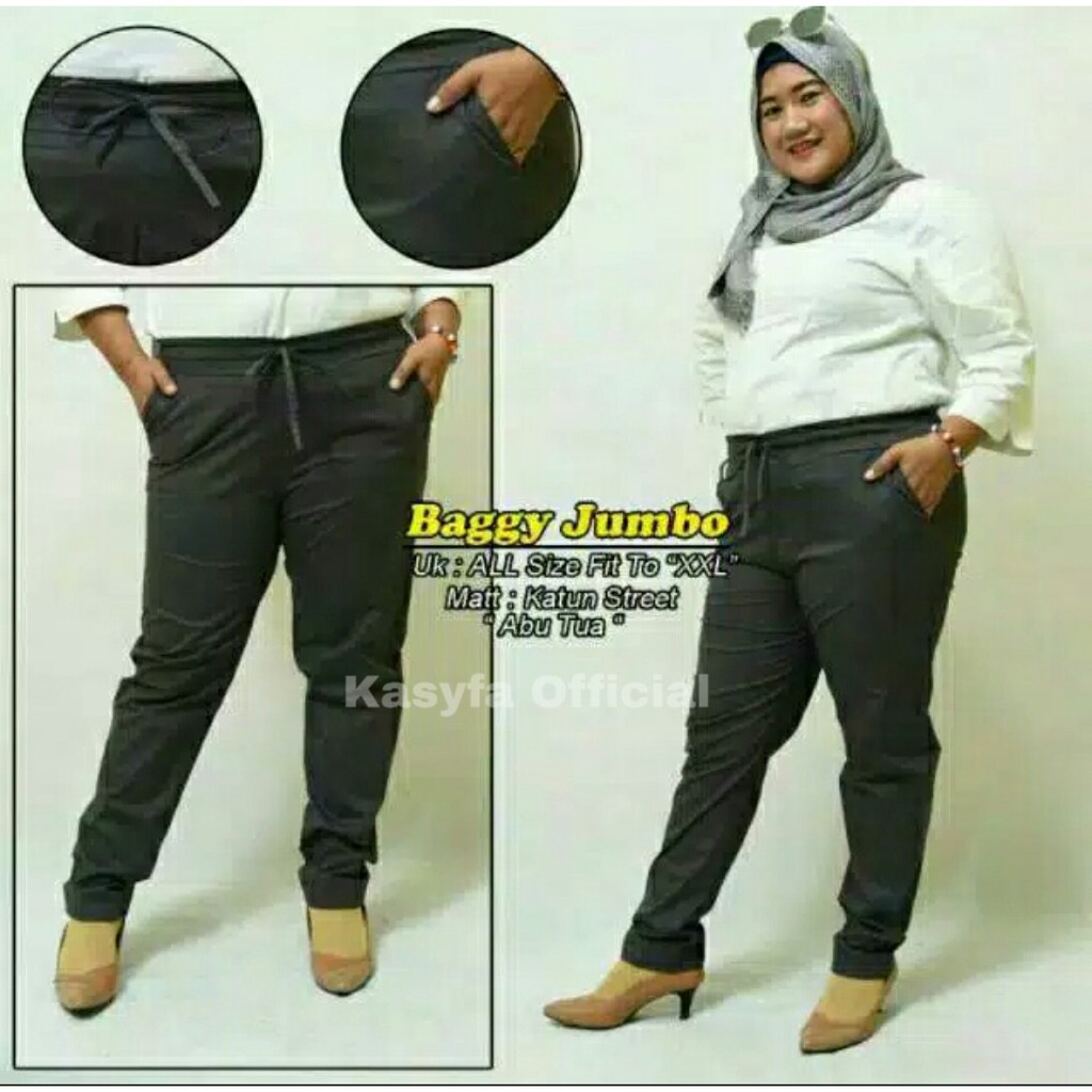 CELANA HAREM KATUN WANITA JUMBO XXL