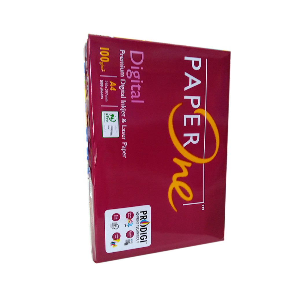 

Tokotab - Kertas HVS PAPER ONE A4 100Gr 1 Rim 500 Lembar