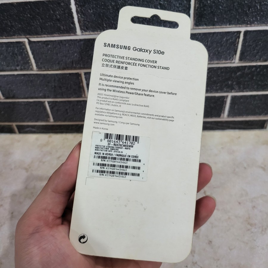 SAMSUNG PROTECTIVE STANDING COVER GALAXY S10E CASE ORIGINAL RESMI SEIN