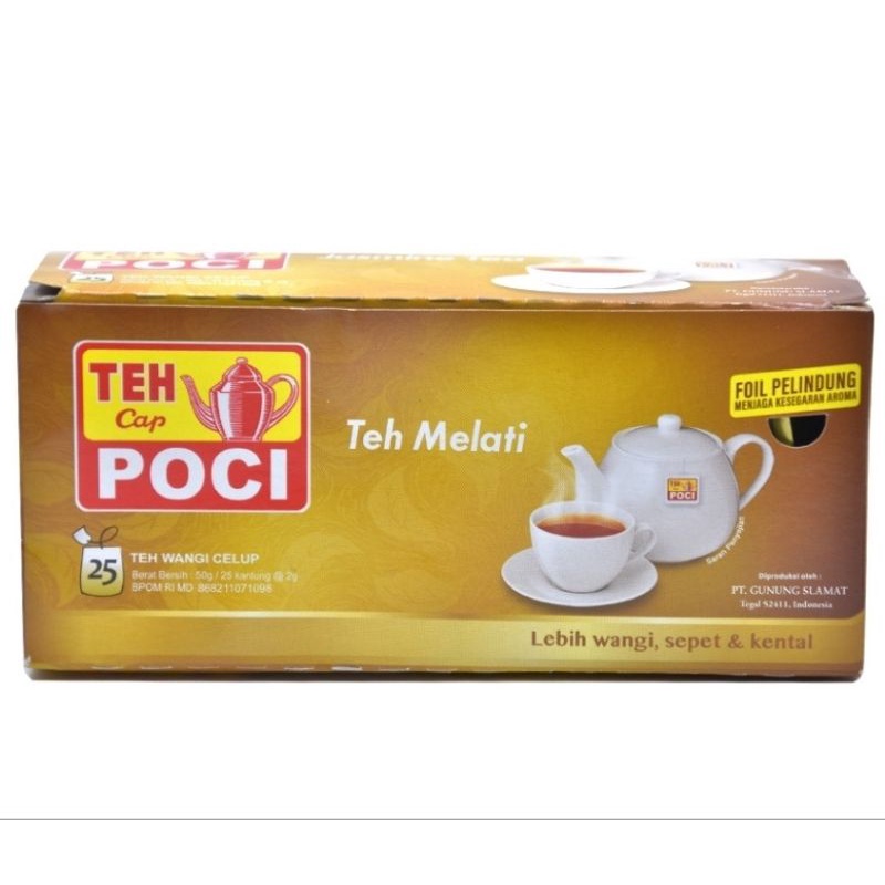 Poci Vanila/Teh Asli Teh Celup 25 bag