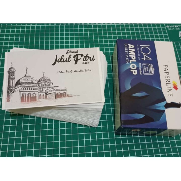 Amplop Angpao Lebaran Idul Fitri Custom Nama Dan Foto Termurah Ukuran Besar 15 x 9 cm RA_3