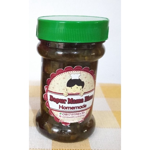 

Sambel cumi cabe hijau 150 gram