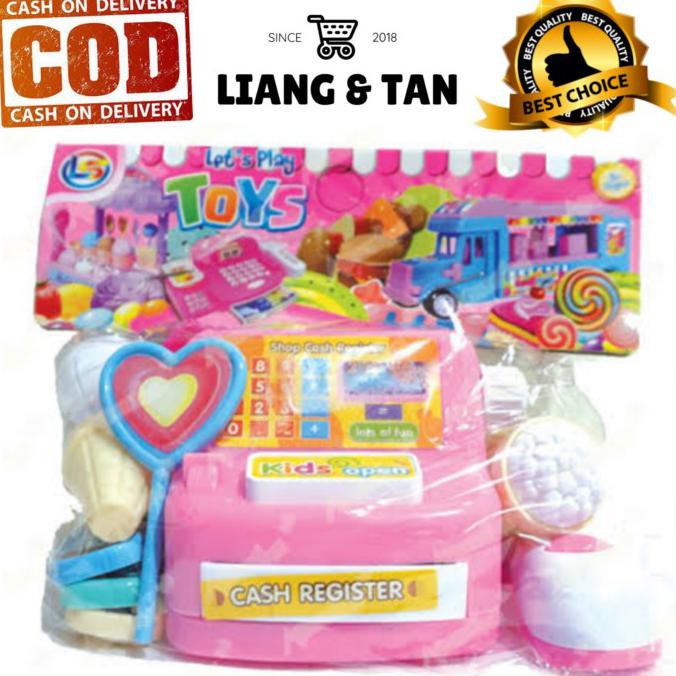 MAINAN ANAK CEWEK MESIN KASIR MINI MAINAN SUPER MARKET KASIR KASIRAN