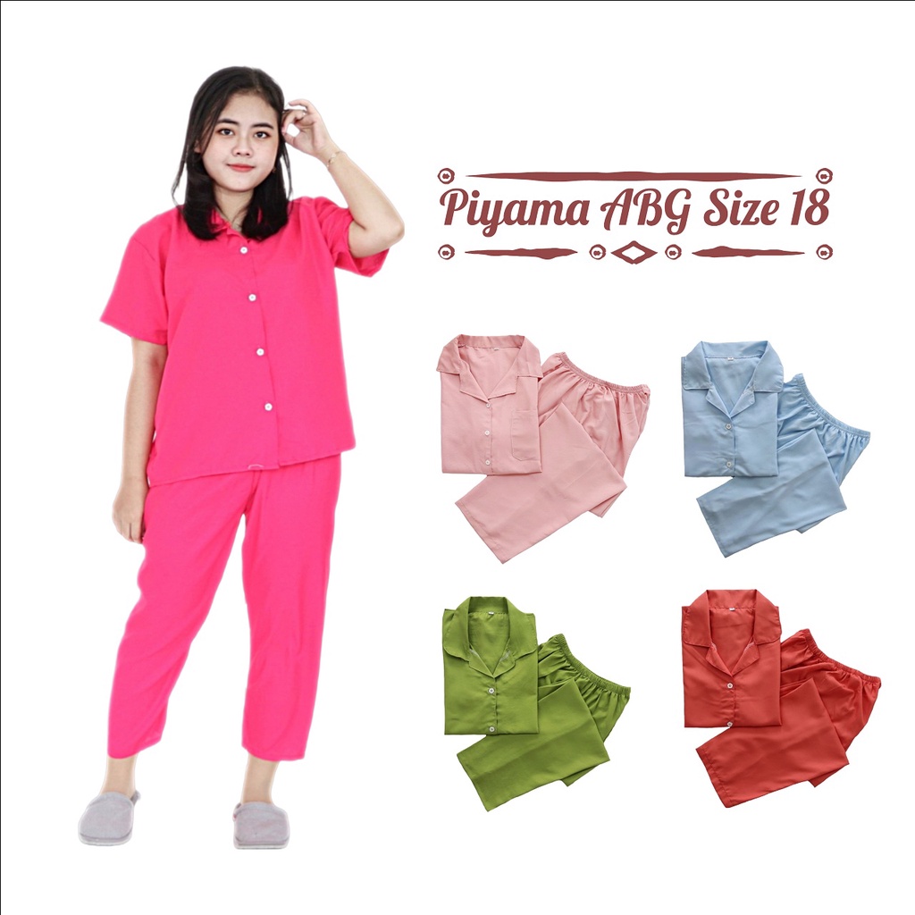 IZANY Piyama Anak Umur 10-12 Tahun / Tb 145 / Piyama Junior