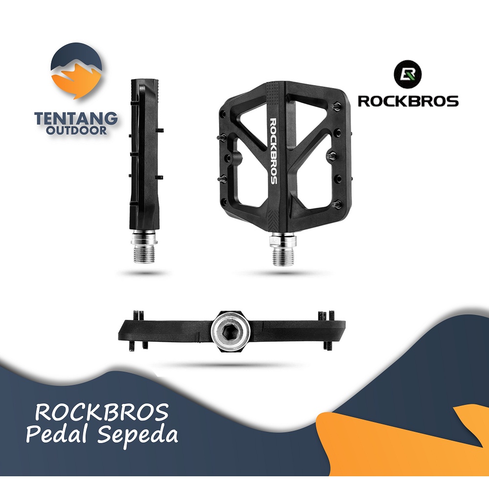 Pedal Sepeda ROCKBROS M906 MTB Mountain Bike Pedal Nylon Bicycle Pedal