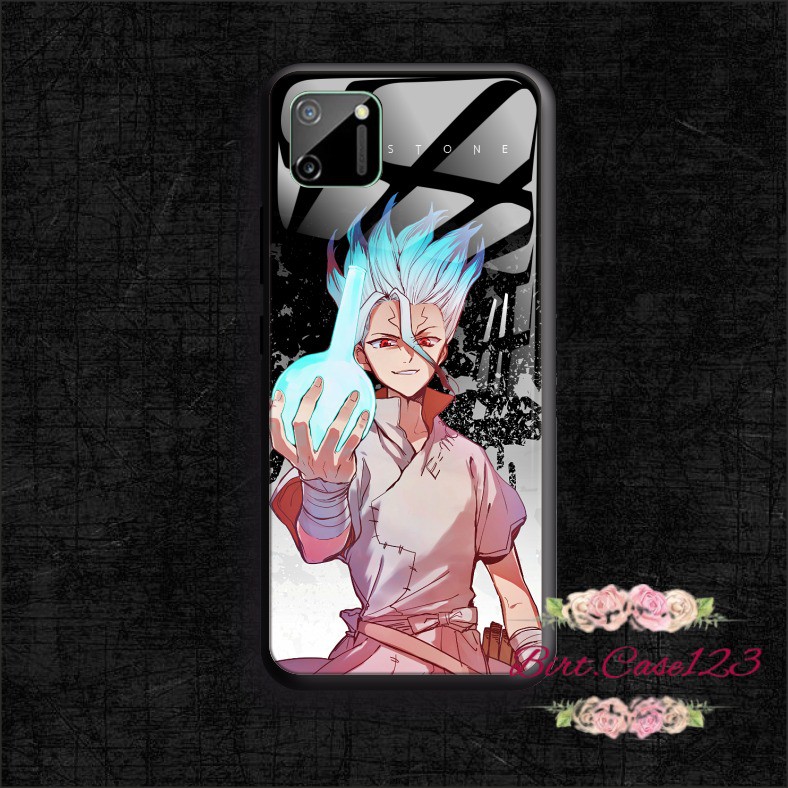 BC Case casing Gambar DR STONE back case glass iphone 5g 6g 6g+7g 7g+ 8g 8g+ x xr xs max 11 5,8 6,1