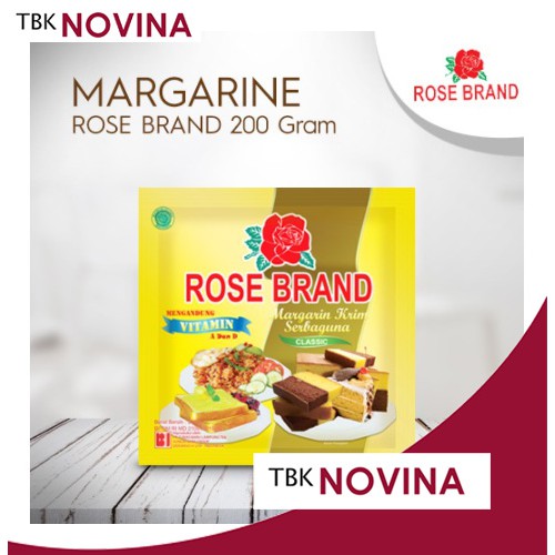 Rose Brand Margarine Margarin kemasan 200 Gram