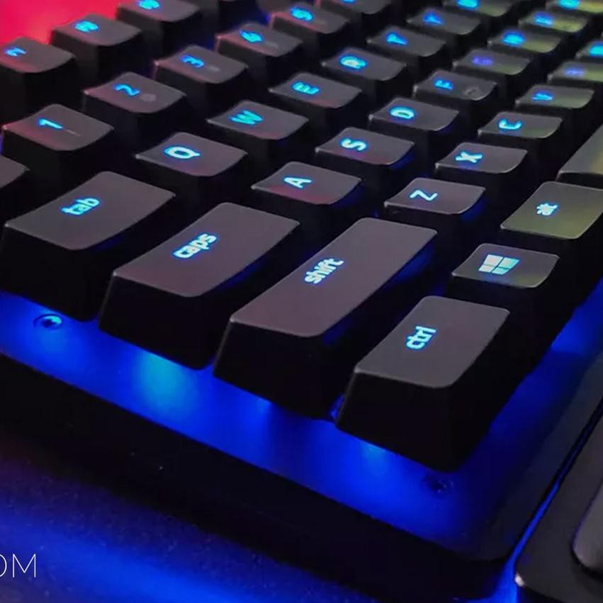 ✻ 【】Keyboard Gaming Mekanik dan set mouse komputer set game kabel USB keyboard ♪