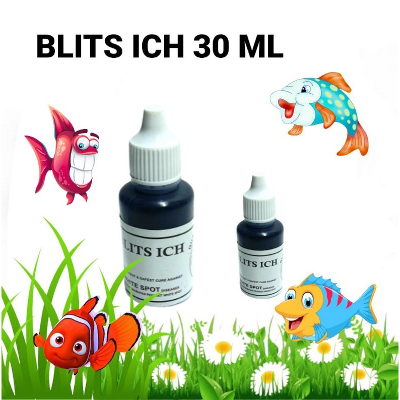 BLITS ICH 30ML OBAT IKAN HIAS OBAT BIRU