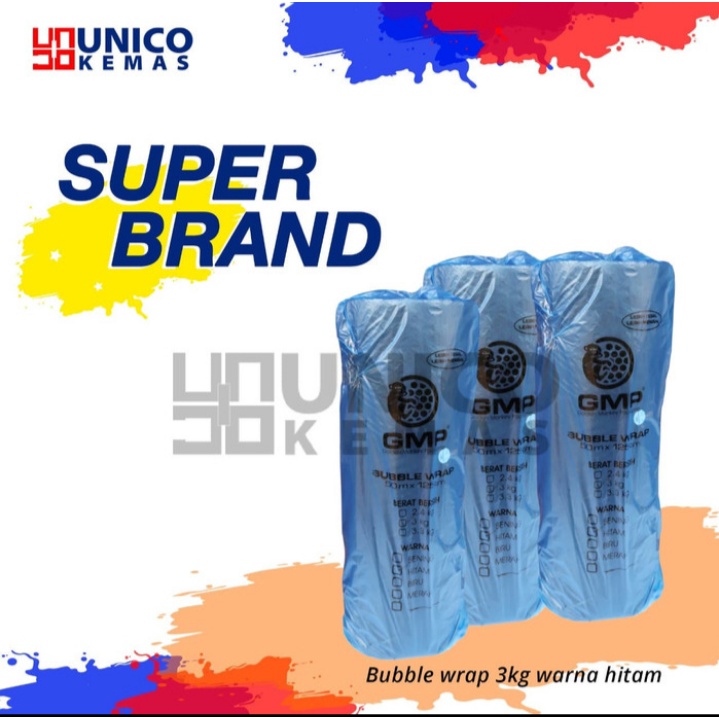 

Bubble Wrap Warna Hitam GMP ( 125 CM X 50 M ) - 3 KG