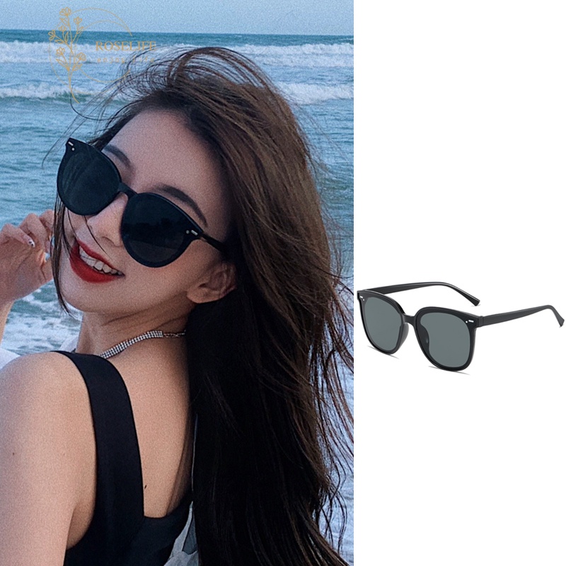 Roselife Kacamata Hitam Pria / Wanita Lensa Polarized UV400 Gaya Korea