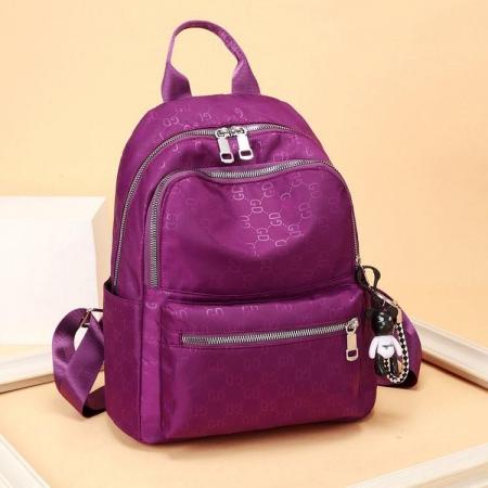 BQ 3356 RISCE TAS RANSEL NYLON POLOS IMPORT WANITA CEWEK PEREMPUAN JAKARTA BATAM GANTUNGAN SHEEP EL 6055