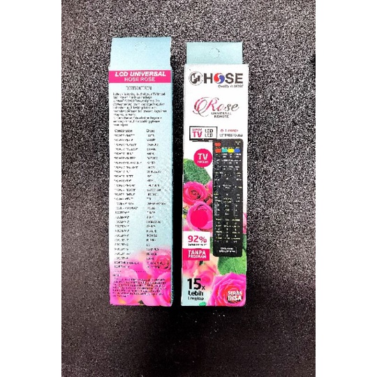 Remote TV LED Universal semua merek TV terkenal tanpa program, HOSE Rose, Baterai A3 2bh