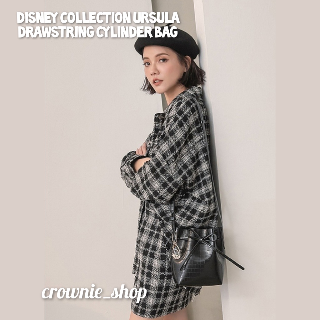 Gracegift disney ursula drawstring cylinder bag