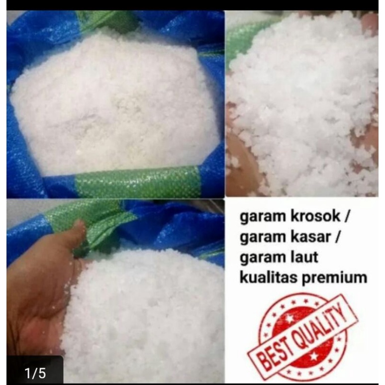 

Garam krosok garam kasar garam kristal