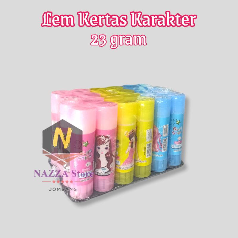 

Glue Stick Lem kertas Karakter 23 gram