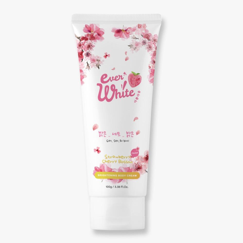 

Everwhite Instant Brightening Body Cream - Strawberry Cherry Blossom Pemutih ORIGINAL BPOM ASLI