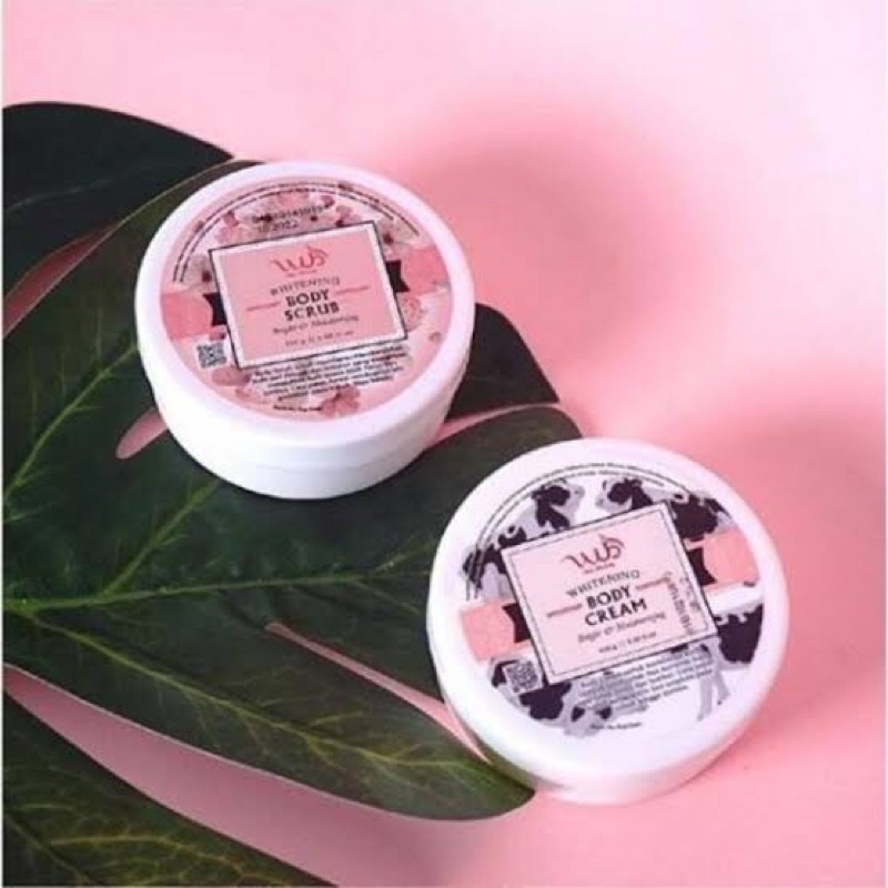 ( READY)wub paket hemat / wub skin beauty / wub body cream / wub body scrub