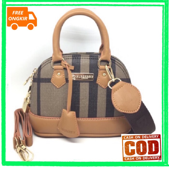 BARU Tas wanita sling bag Import Burberry Alma Mini (KUALITAS SUPER) READY STOK