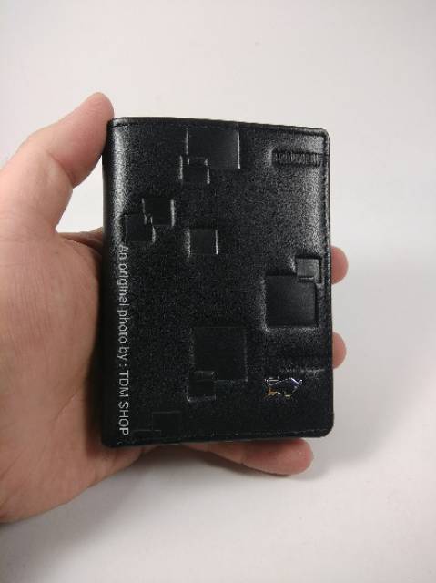 DOMPET KARTU CARD HOLDER BRAUN BUFFEL KULIT ASLI