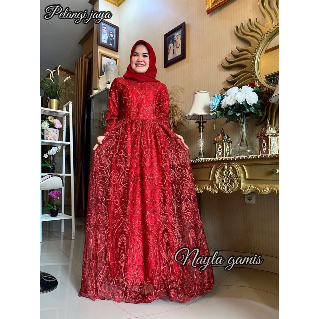 Aneka Pilihan Gamis Nayla Tulle