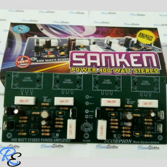 Kit Driver Power Sanken 400 Watt Stereo by Scorpion