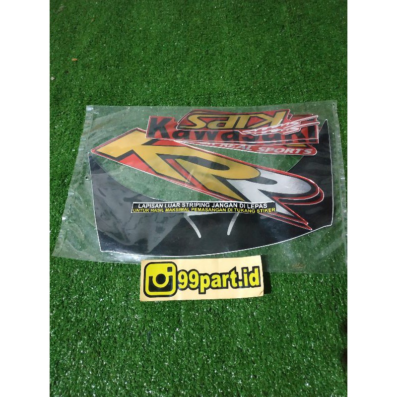 STICKER/STRIPING KAWASAKI ZX150KRR MERAH