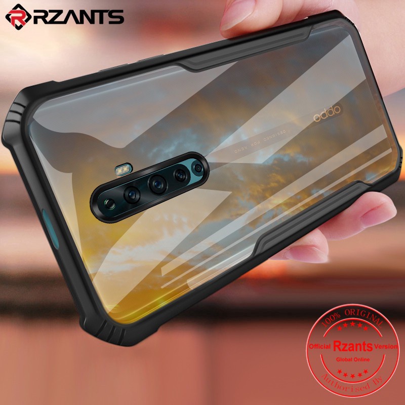 Case Oppo Reno 2 2f Clear Acrylic Casing Hard Transparan Bumper Phone Cover