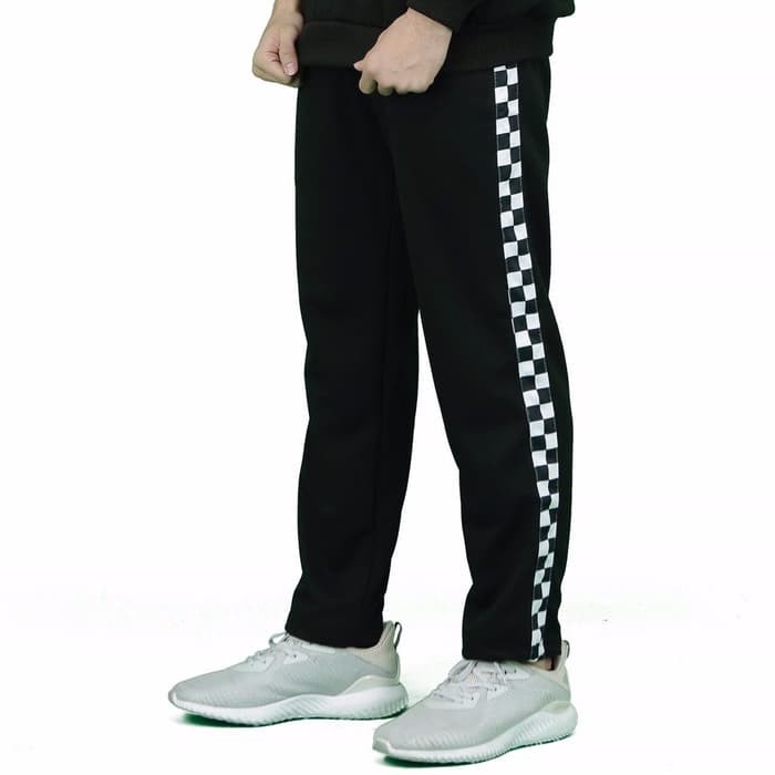 Checkerboard Celana  Panjang Trackpants Sweatpants Baby  