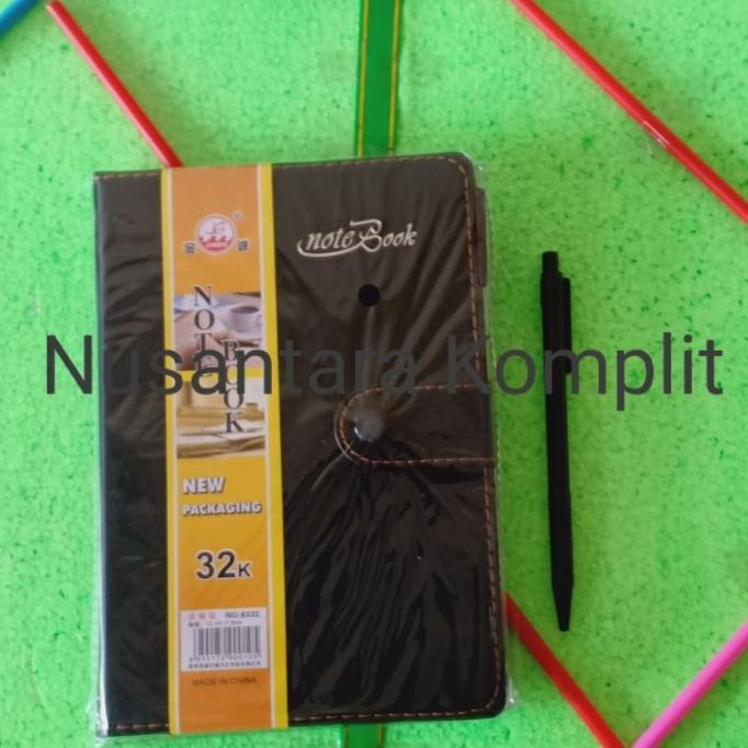 

Note Book agenda kerja UK kertas A5 32k + pulpen