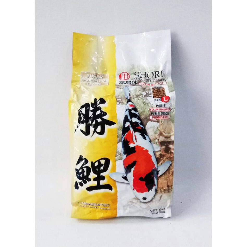 JPD SHORI L 5KG PAKAN KOI IMPORT JEPANG