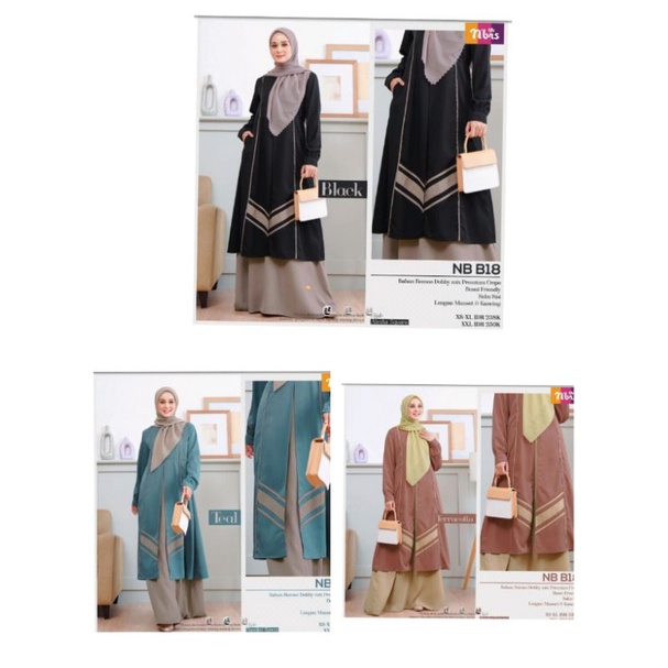 [COD BAYAR DITEMPAT] [COD BAYAR DITEMPAT] GAMIS NIBRAS GAMIS TERBARU NBRS KEKINIAN DRESS DEWASA CASU