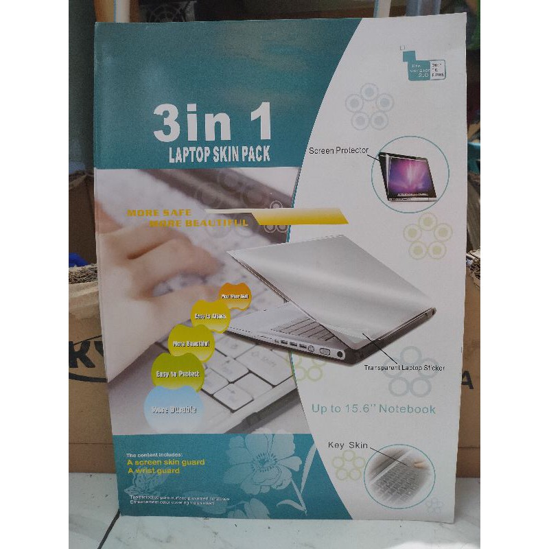 Skin Protector Anti Gores Pelindung Body Luar Laptop Transparan laptop buram