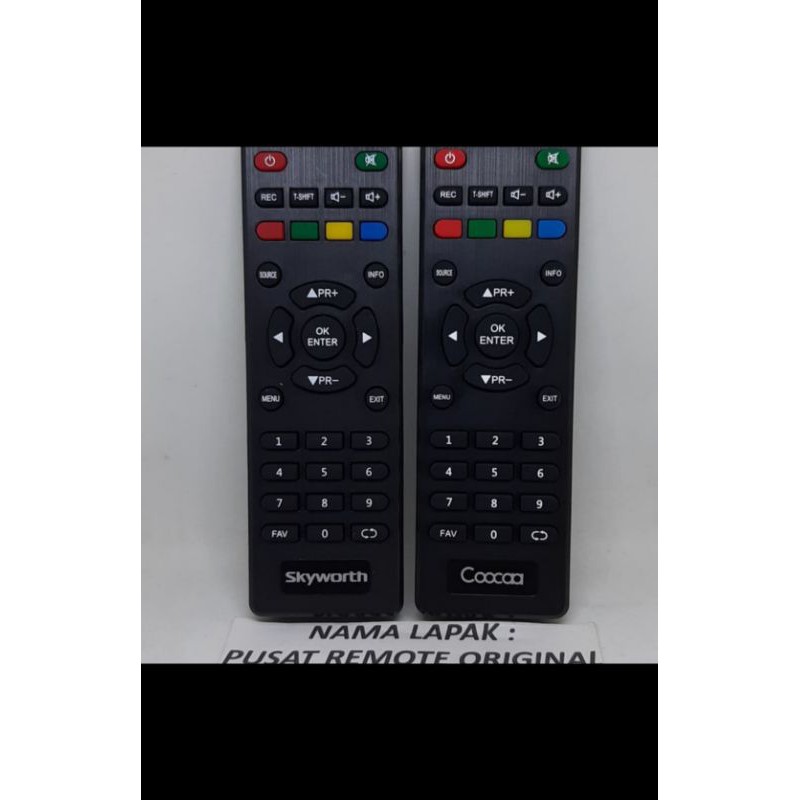 REMOTE REMOT TV COOCAA SKAYWORTH LED LCD ORIGINAL ASLI