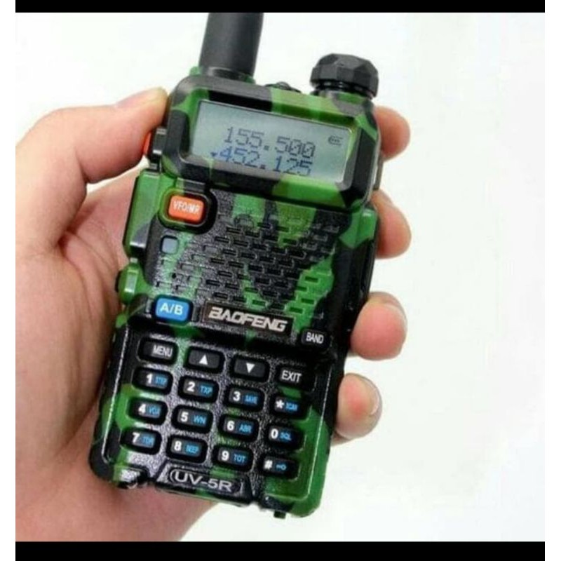 WALKIE TALKIE HT BAOFENG UV-5 ARMY DUALBAND ORIGINAL 100%