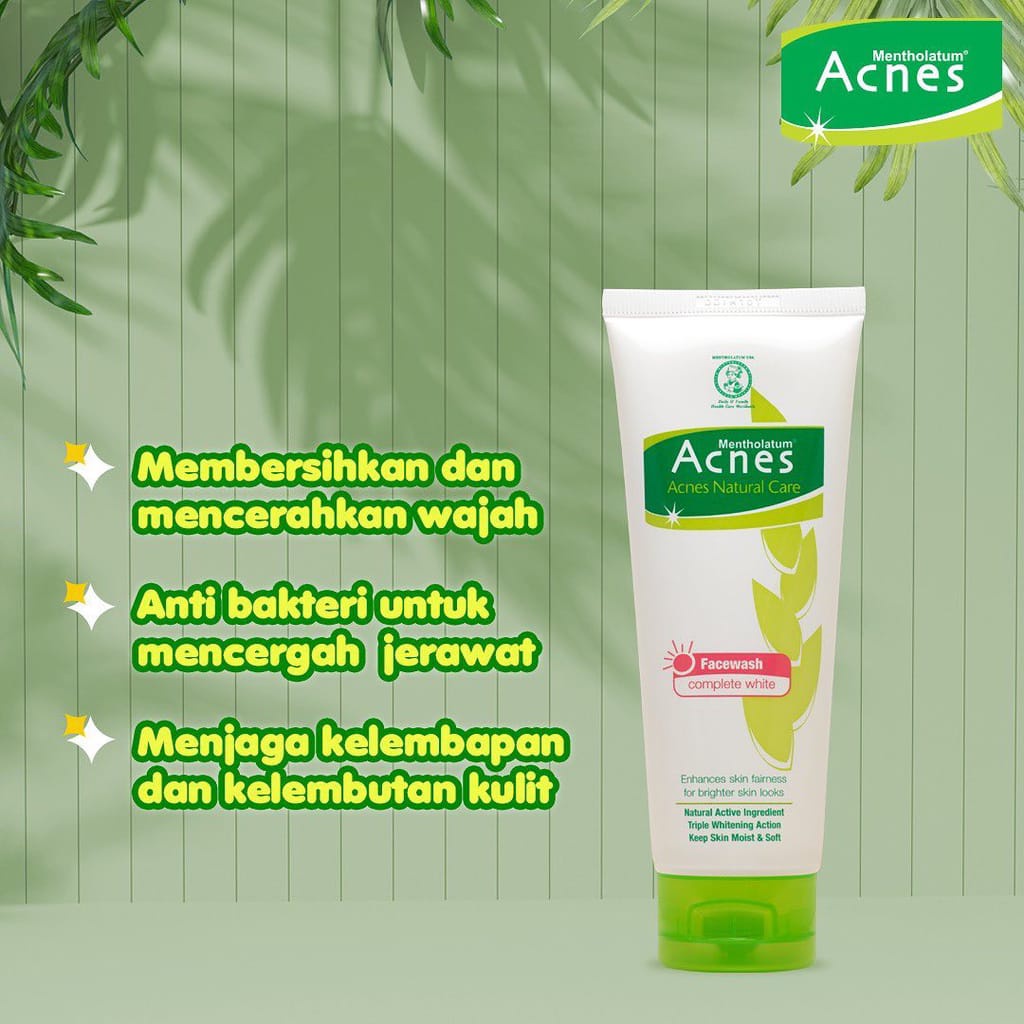 ACNES Creamy Wash Acnes Facial Wash Acnes Spot Care Acnes Cream Sabun Cuci Muka Acnes Complete White