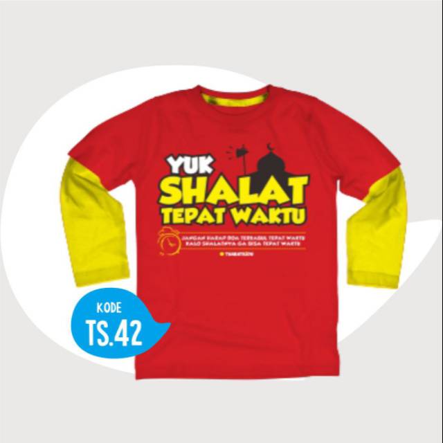 KAOS DAKWAH ANAK TSABAT KIDS LAKI-LAKI