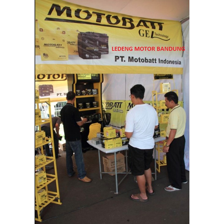 Accu Motobatt Gel MTX3L YB3L 3.6Ah Aki Motor RX K King New NSR 150 Ninja Satria S